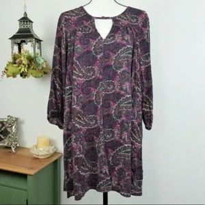 Paisley Keyhole Dress